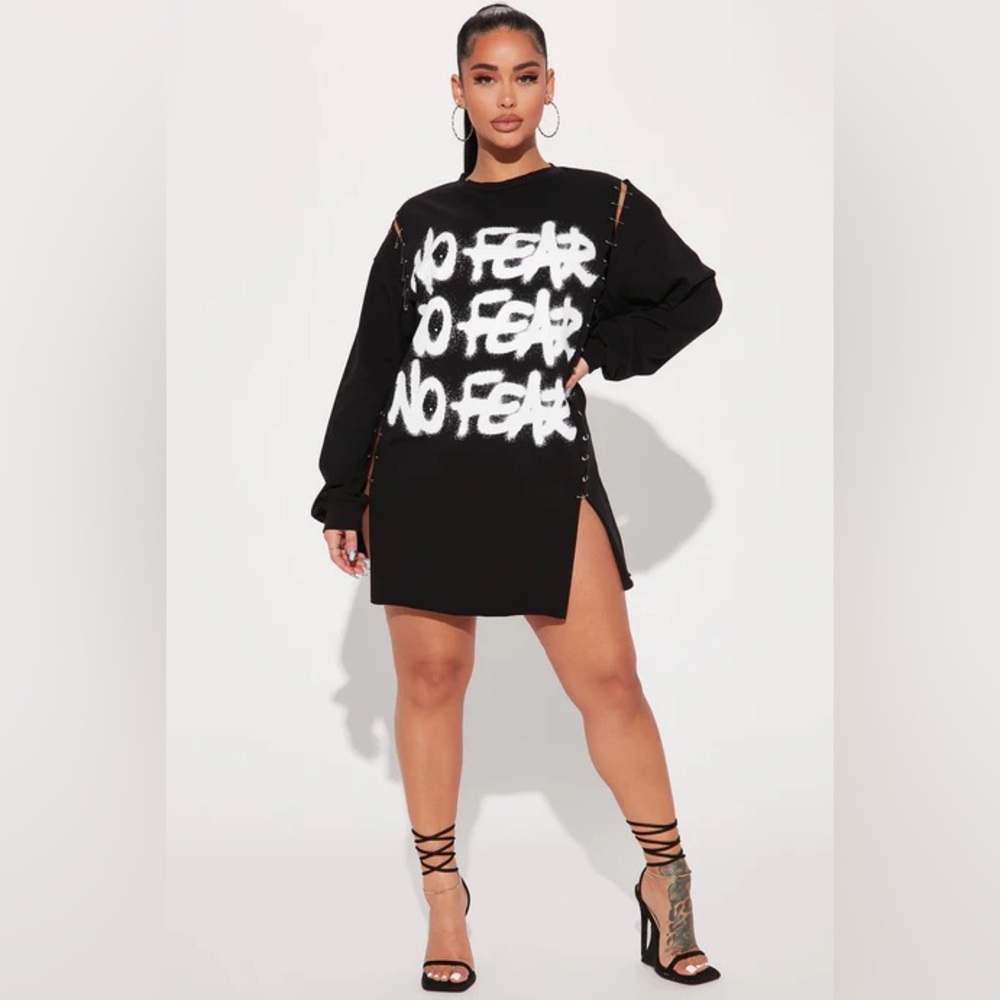 No Fear T-Shirt Dress - Picture 2 of 4